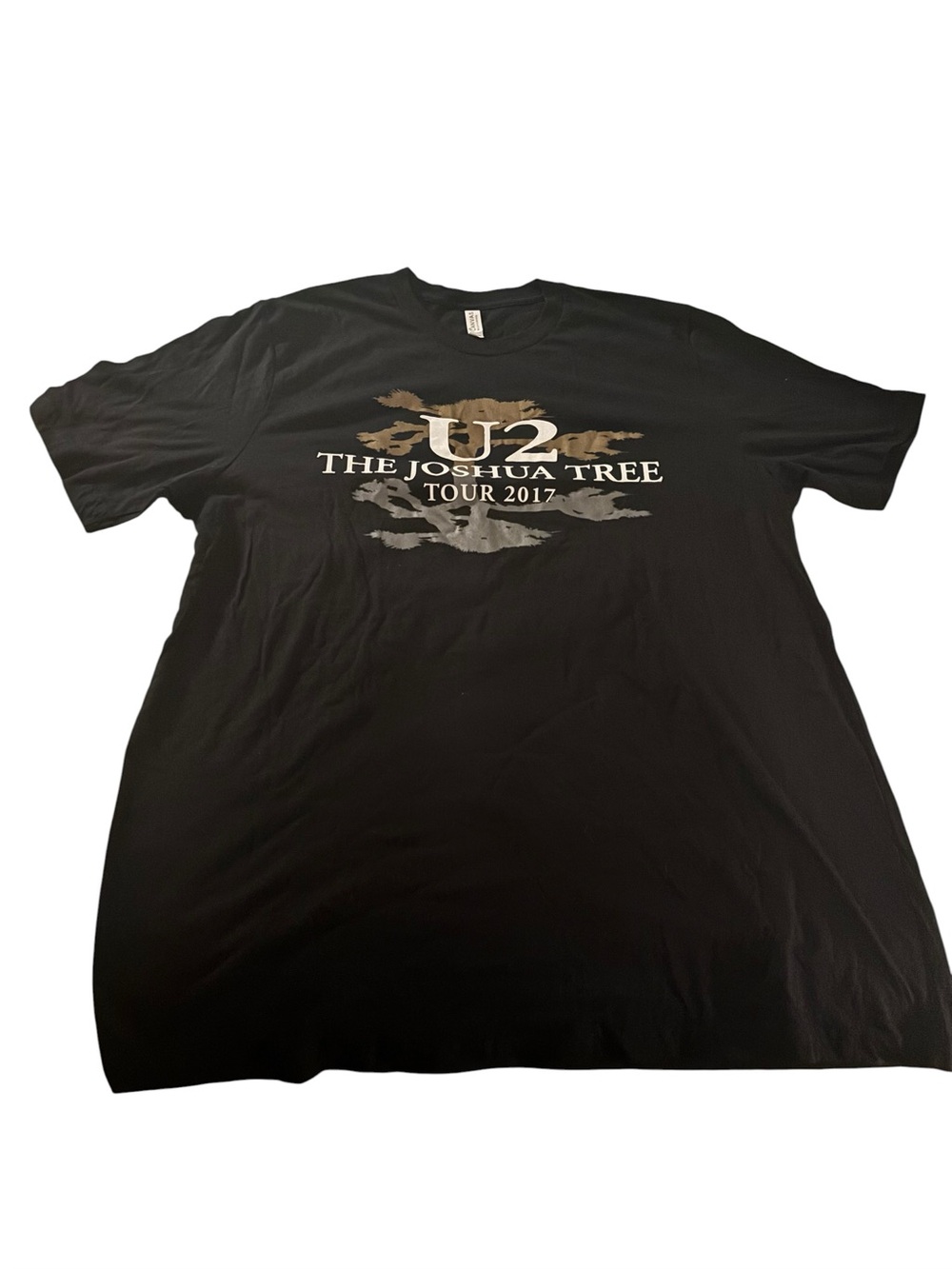 U2 Joshua Tree 2017 Tour Shirt Black 2XL
